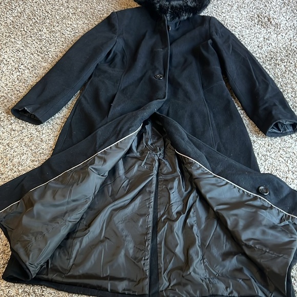 Forecaster Of Boston Wool Blend Hooded Floor Length Coat Size 16 - Picture 8 of 14
